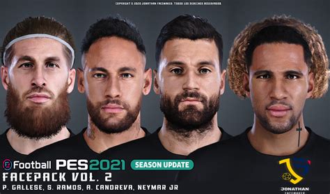 pes 2021 face pack